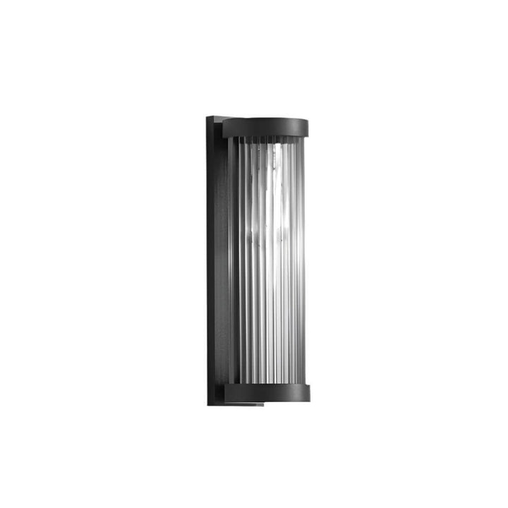 Moderne Buitenlamp Cilindrisch Metaal & Glas