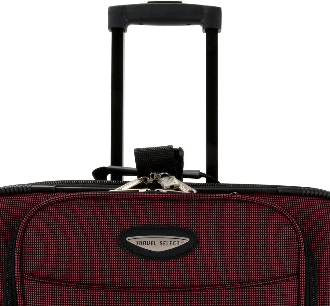 Georganiseerd inpakken met de bijpassende inpakblokken in een TravelMax softshell koffer.