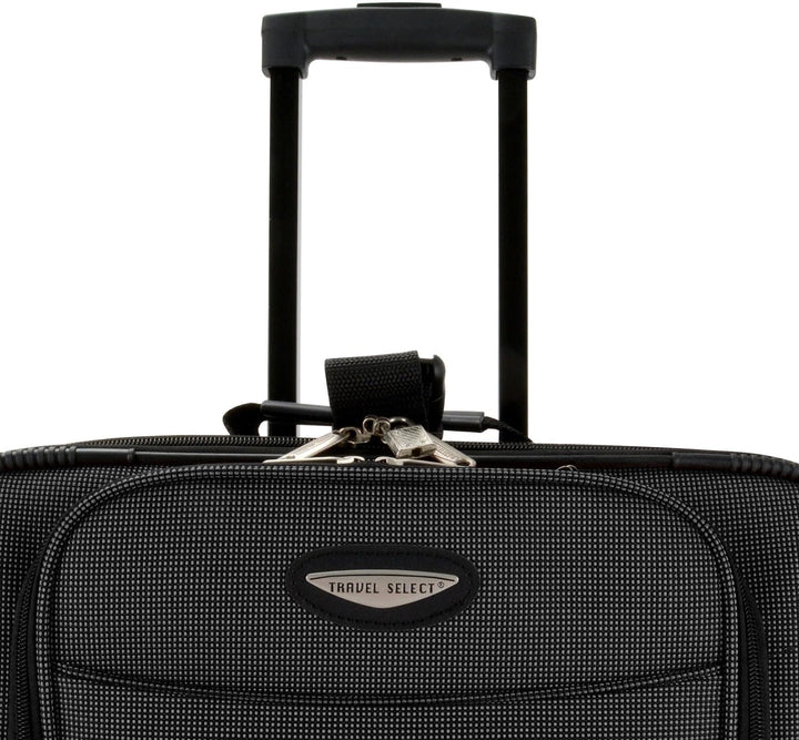 Veilige en georganiseerde softshell bagageset met 8 delen, inclusief TSA-slot en inpakblokken.