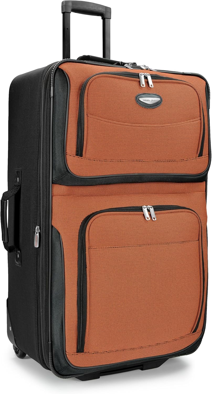 Inpakblokken geordend in een TravelMax softshell koffer. Perfect voor overzichtelijke reisbagage.