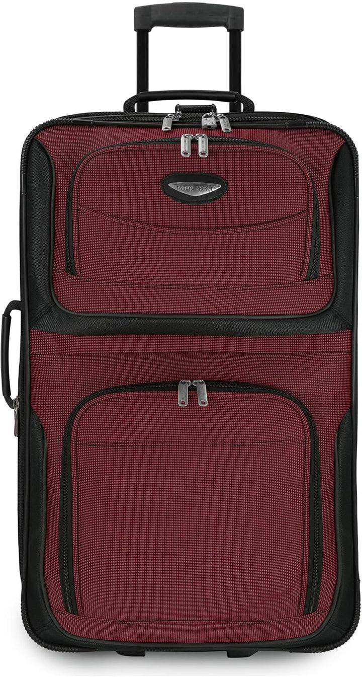 Handige 8-delige softshell bagageset met diverse koffers en tassen. Efficiënt reizen met inpakblokken.