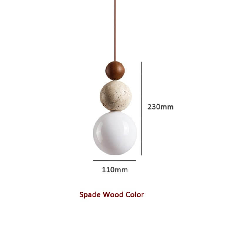 Moderne Hanglamp Travertin - Eenvoudig Design