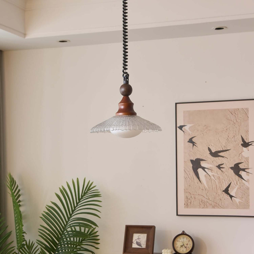 Hanglamp met Houten Accent - Stijlvol & Sfeervol