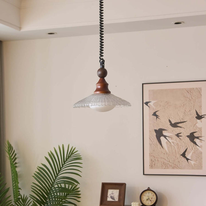Hanglamp met Houten Accent - Stijlvol & Sfeervol