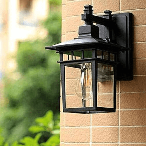 Moderne Buiten Wandlamp - Zwart Design
