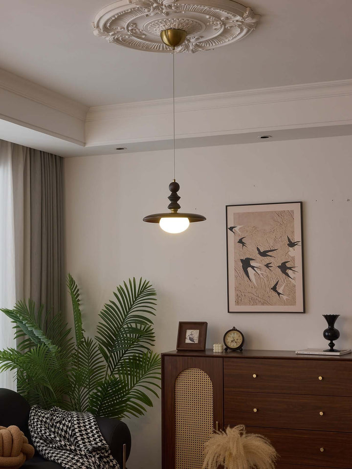 Hanglamp met Houten Accent - Stijlvol & Sfeervol