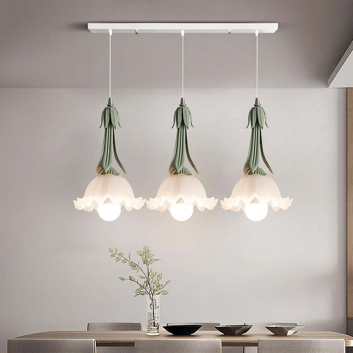 Elegante Hanglamp met Bloemendesign