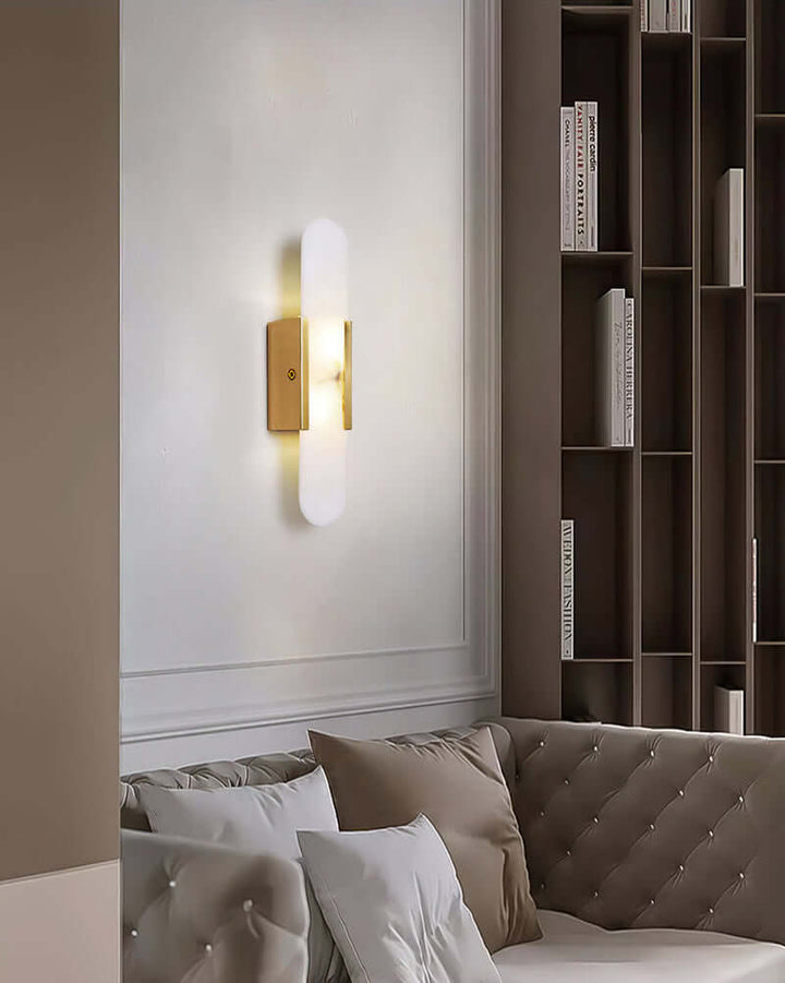 Moderne Wandlamp - Albast & Metaal