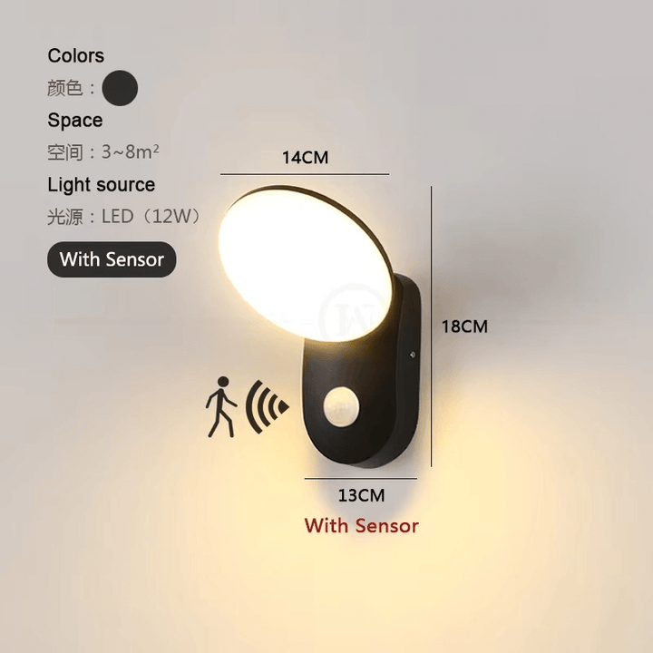 Slimme LED Wandlamp met Bewegingssensor