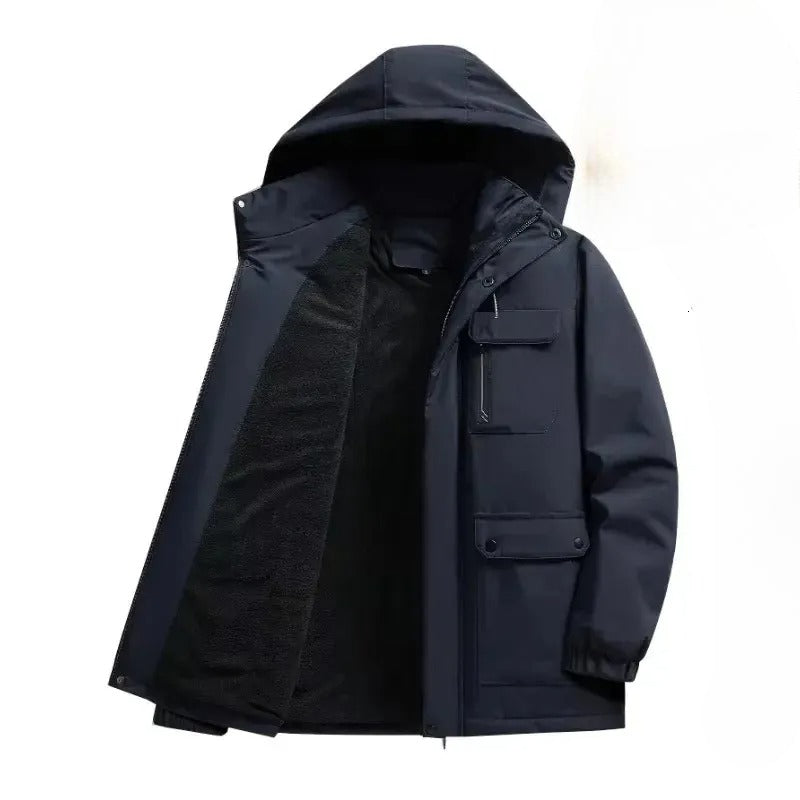 Heren Waterdichte Winterparka - Ademend & Warm