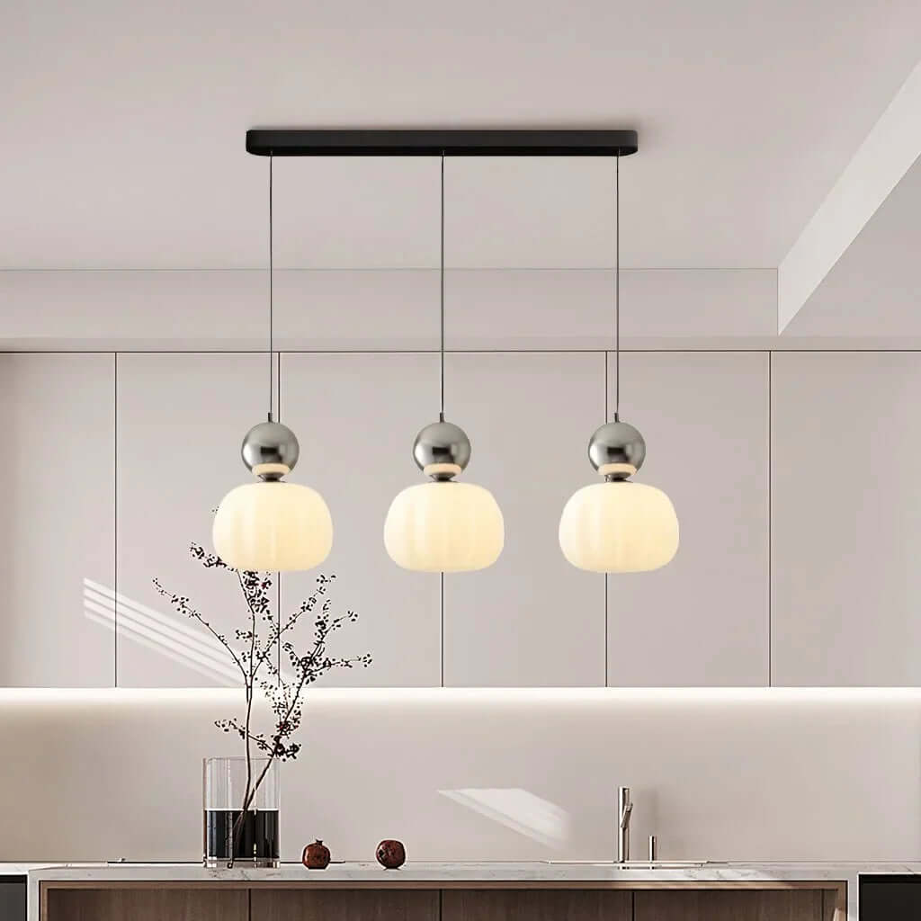 Art Deco Hanglamp - Crème Stijl