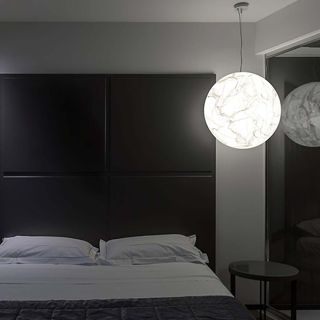 Zijden Hanglamp - Sfeervolle Verlichting voor Uw Interieur