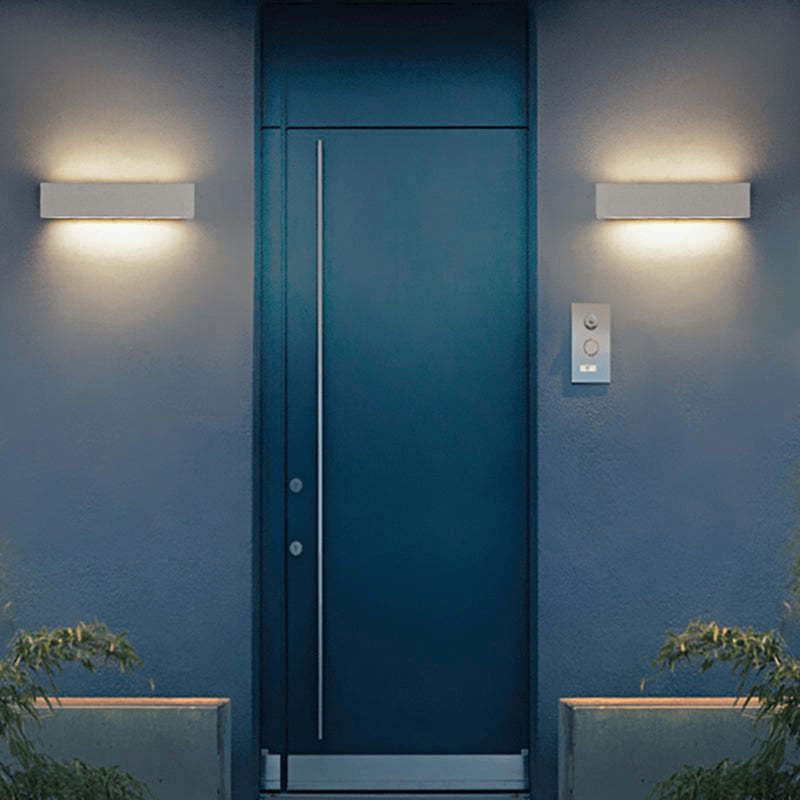 LED Buitenwandlamp - Rechte Hoek Design