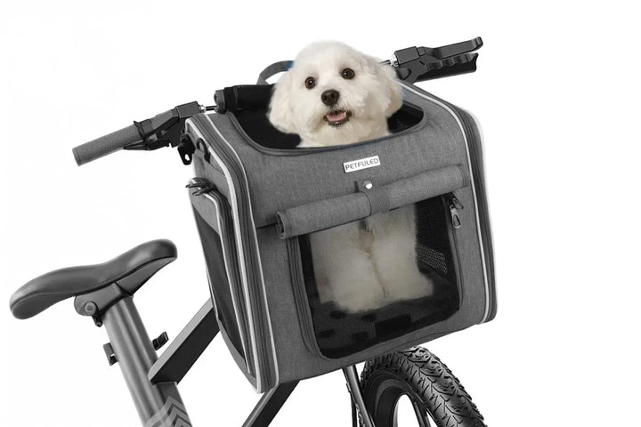 Uitbreidbare Fietsmand voor Huisdieren - Veilig en Ruim