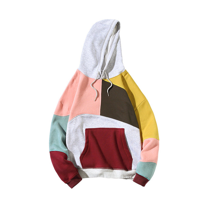 Comfortabele Heren Hoodie met Stijlvol Kleurcontrast voor Elke Dag