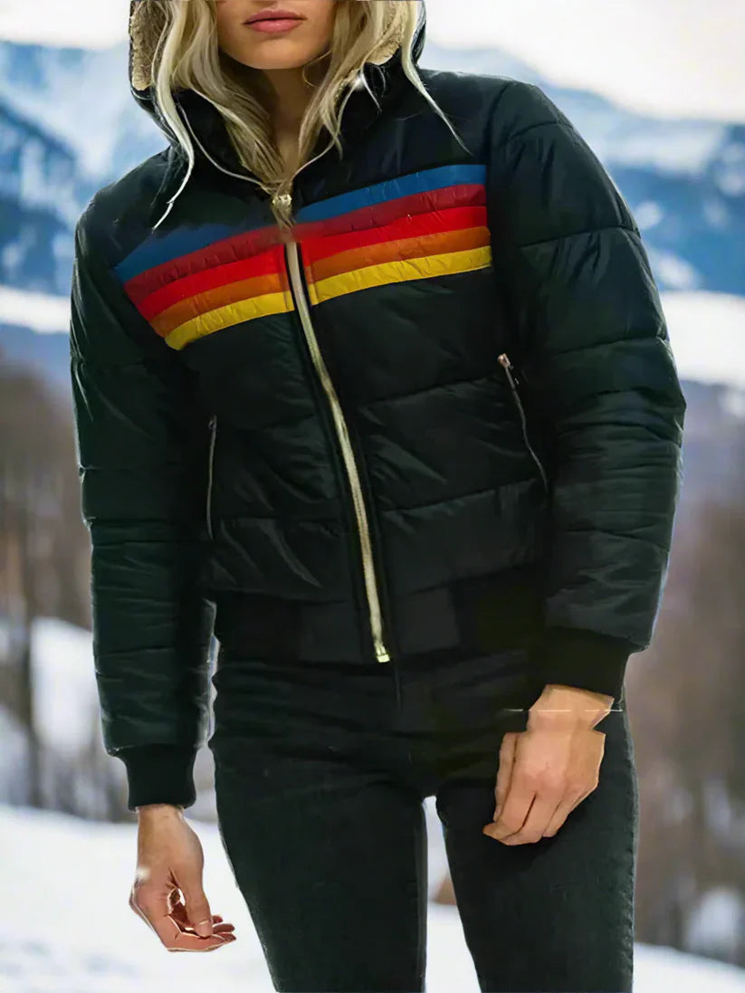 Dames Warme Jas met Capuchon – Comfort en Stijl voor de Winter