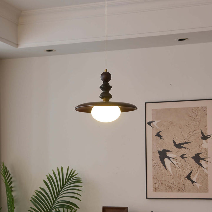Hanglamp met Houten Accent - Stijlvol & Sfeervol