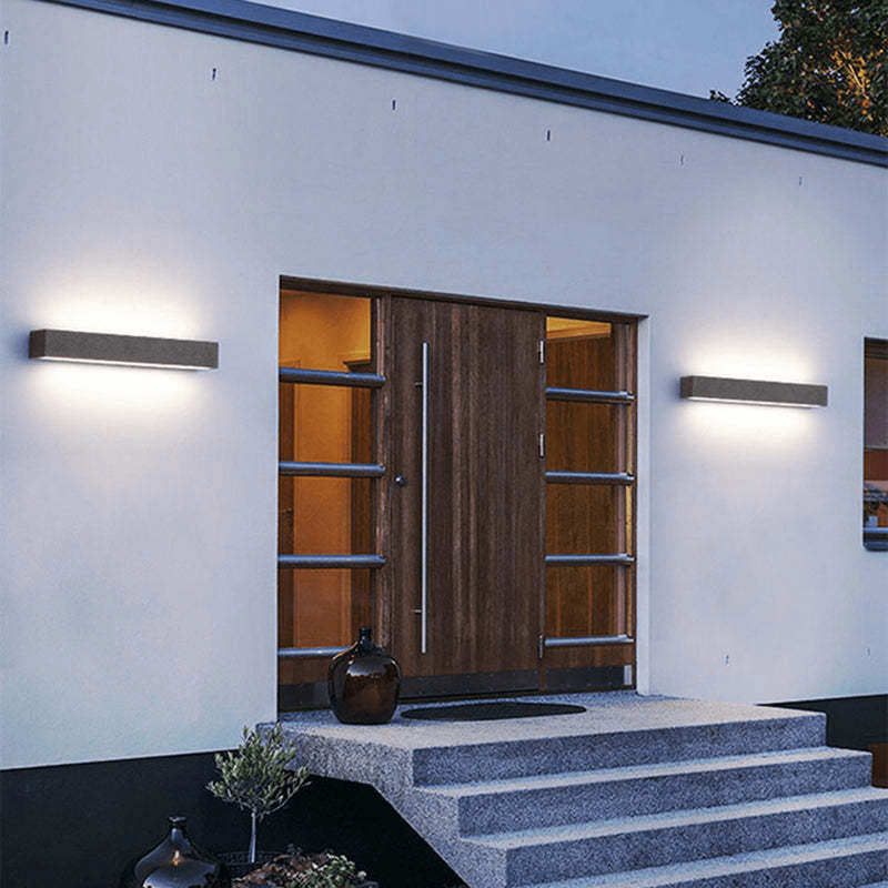 LED Buitenwandlamp - Rechte Hoek Design