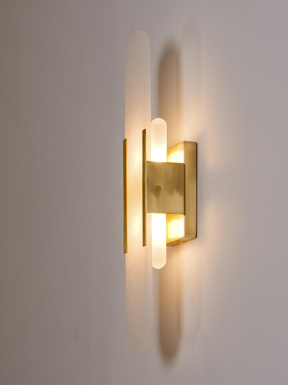 Moderne Wandlamp - Albast & Metaal