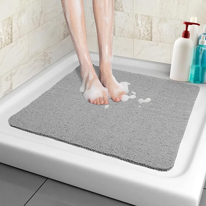 Sneldrogende antislip badmat, schimmelwerend en veilig. Ideaal voor badkamer comfort.