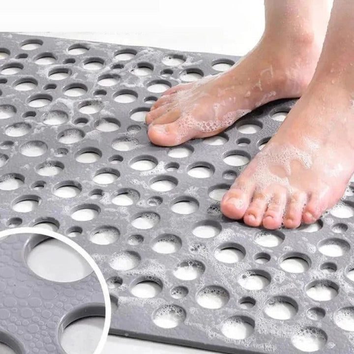 Antislip badkamer douchemat garandeert veiligheid in douche of bad, stevige grip dankzij zuignappen.