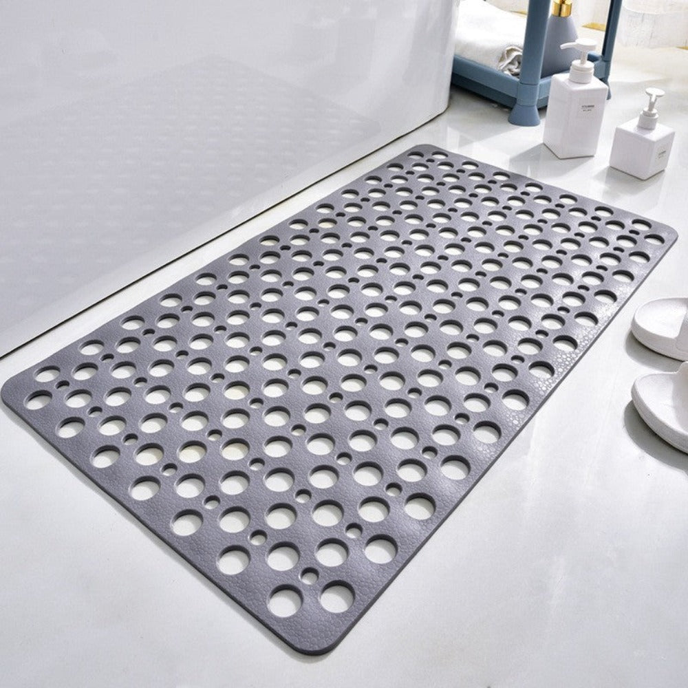 Zachte PVC antislipmat voor de douche, biedt comfort en veiligheid met zijn antislipoppervlak en zuignappen.