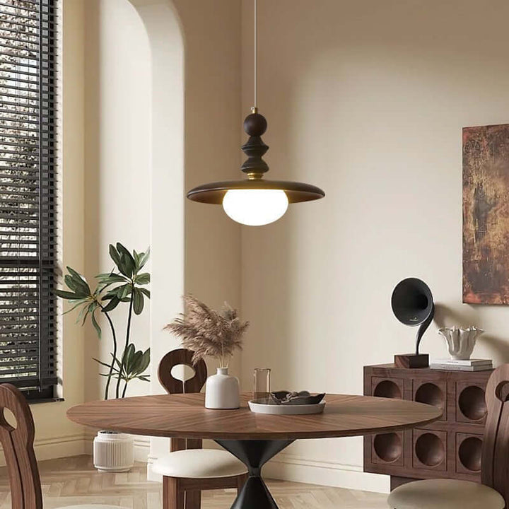 Hanglamp met Houten Accent - Stijlvol & Sfeervol