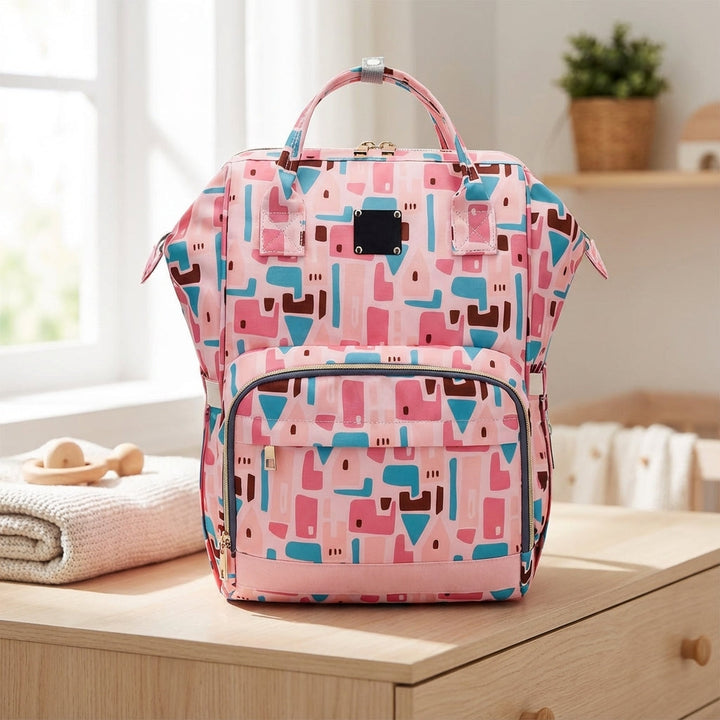 Babyluxe draagbare luiertas van polyester met slimme vakken. Ideaal als babytas en verzorgingstas voor ouders.