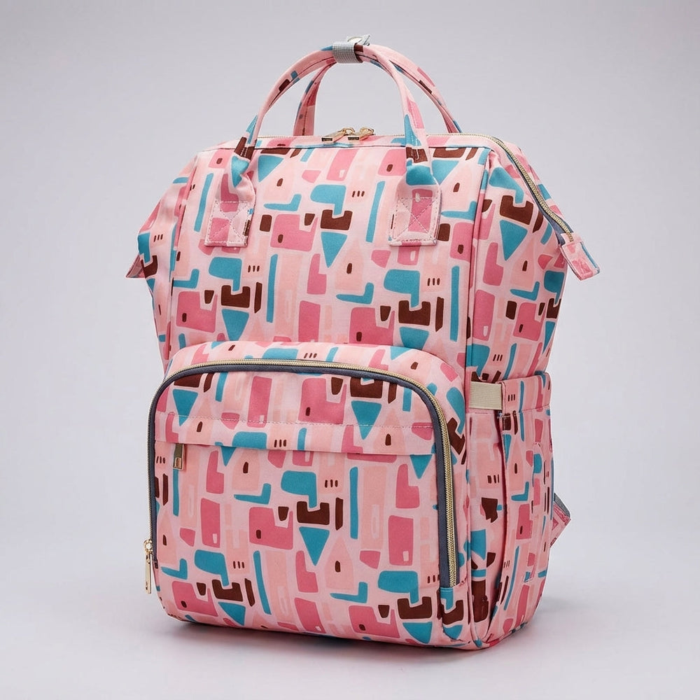 Comfortabele luiertas rugzak voor ouders. Deze praktische babytas draagt makkelijk, perfect als reistas.