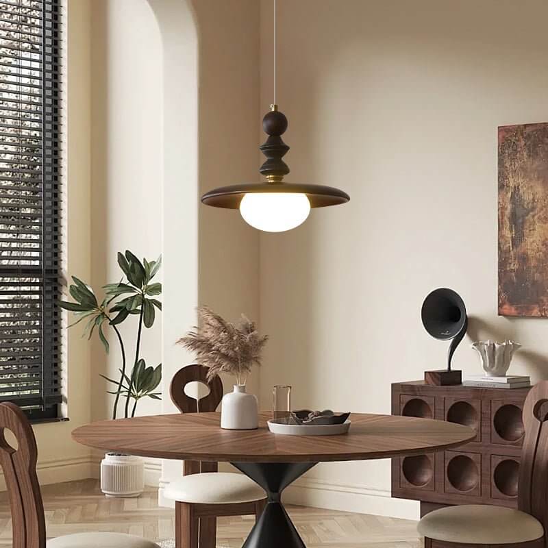 Hanglamp met Houten Accent - Stijlvol & Sfeervol