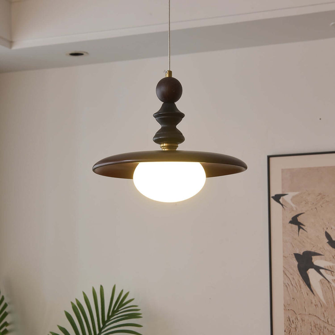 Hanglamp met Houten Accent - Stijlvol & Sfeervol