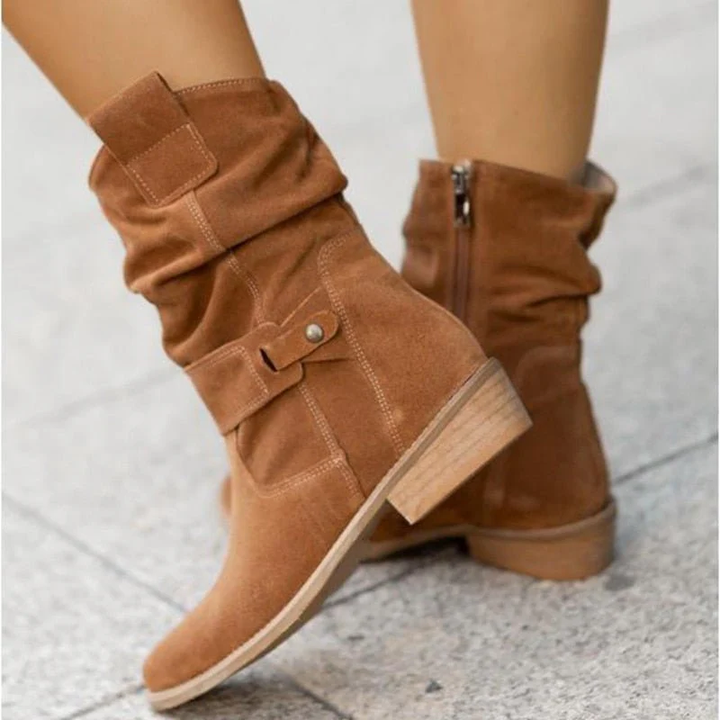 Veelzijdige trendy dames enkellaarsjes in modekleuren. Casual chic met losse schacht voor lente & herfst.