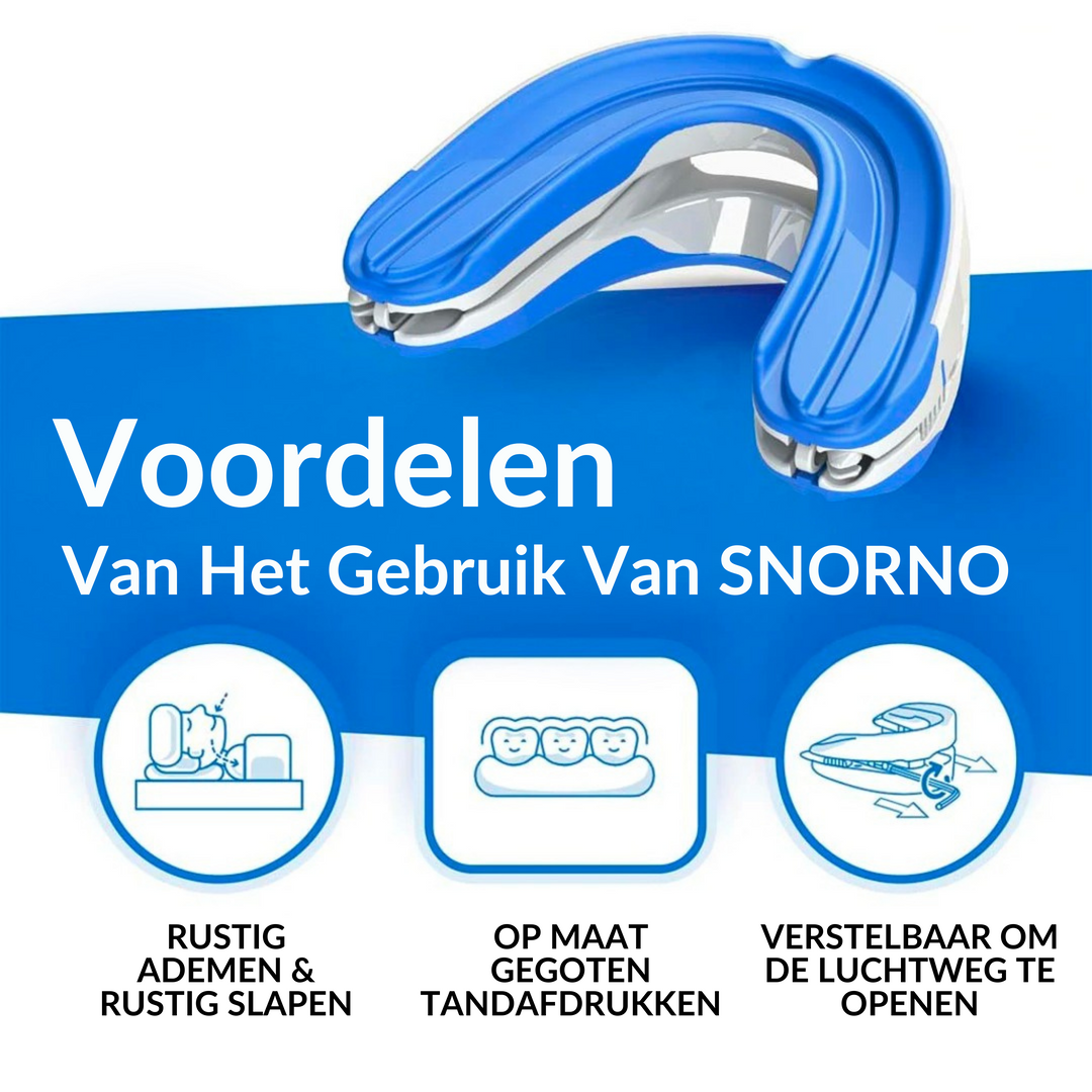 Duurzame anti-snurk beugel, ontworpen voor langdurig gebruik en consistente slaapverbetering.