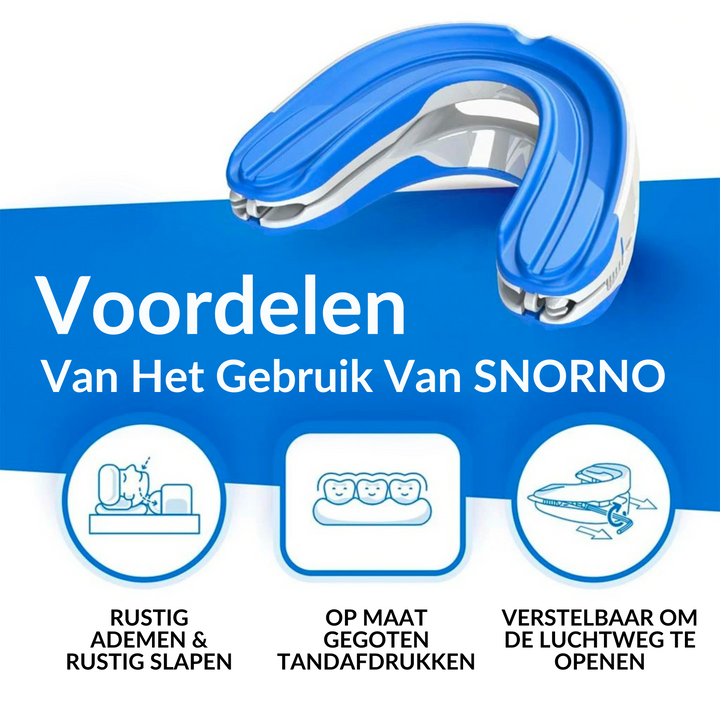 Duurzame anti-snurk beugel, ontworpen voor langdurig gebruik en consistente slaapverbetering.