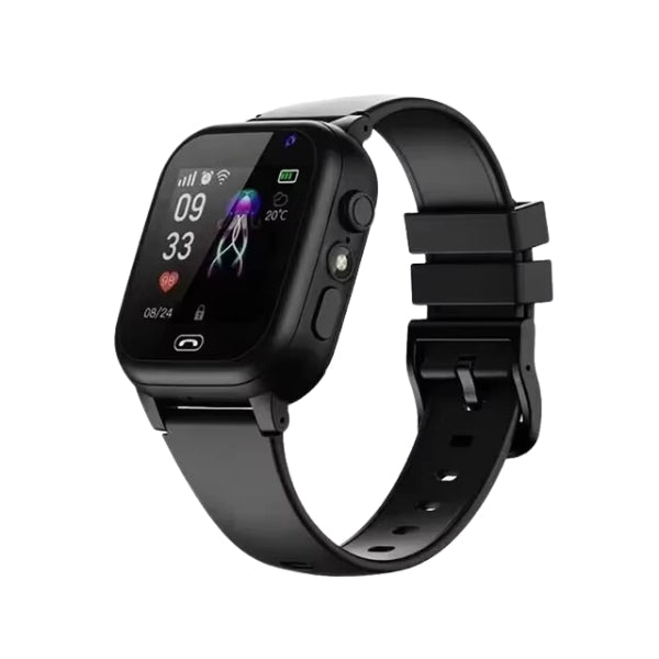 Kindersmartwatch met GPS tracker voor veiligheid, waterdicht design en SOS-functie, perfect voor actieve kinderen.