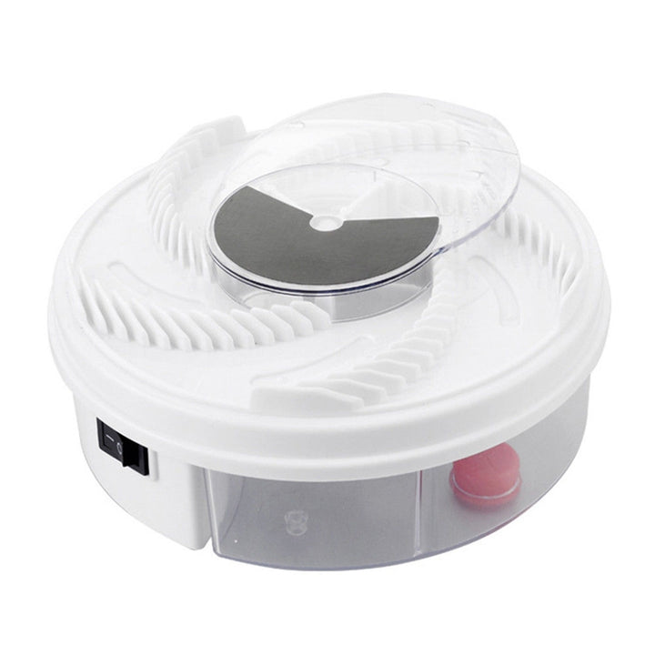 Geruisloze BuzzTrap elektrische vliegenval, veilig voor kinderen en huisdieren, effectief tegen insecten binnenshuis.