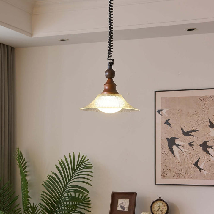 Hanglamp met Houten Accent - Stijlvol & Sfeervol
