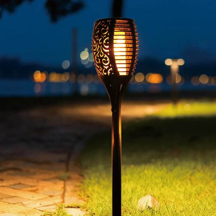 2x Zonne-Tuinlantaarns - Sfeervolle Buitenverlichting
