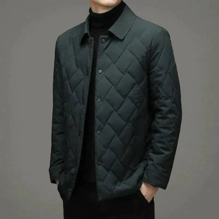 Gestroomlijnde herenjas voor een chique en moderne look. Veelzijdig jack dat comfort en stijl combineert.