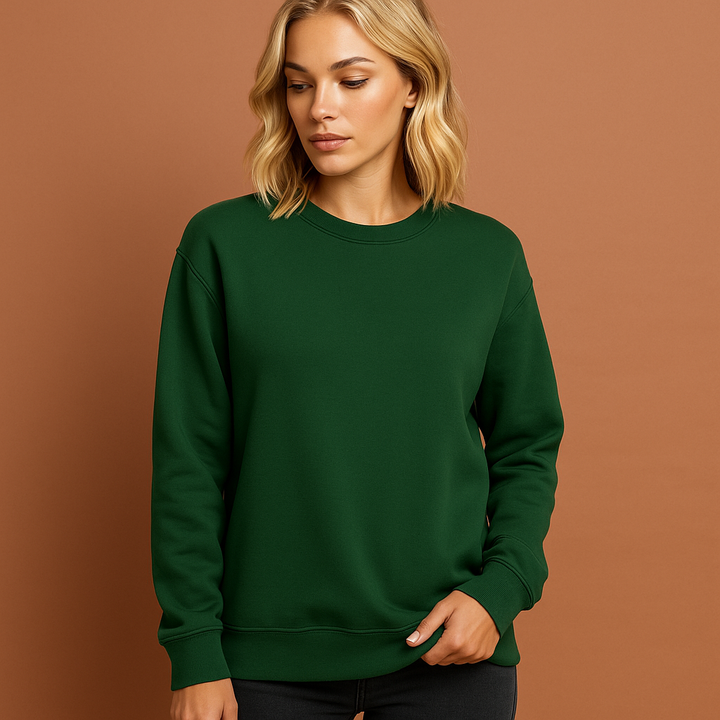 Zacht dames sweatshirt, casual en comfortabel. Ideale relaxte pasvorm trui voor alle seizoenen, modieuze vrouwenmode.