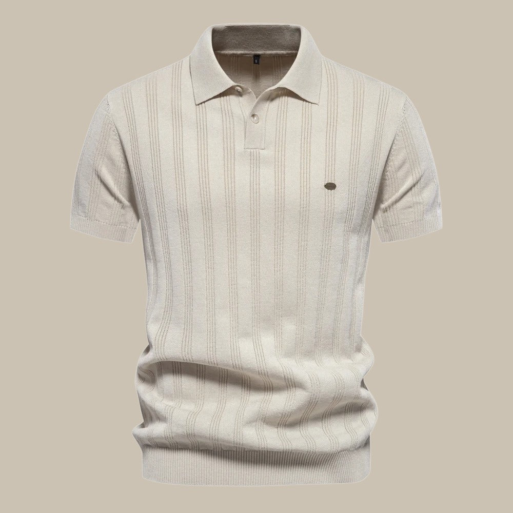 Veelzijdig heren poloshirt; comfortabel voor casual, doch stijlvol voor zakelijke gelegenheden.