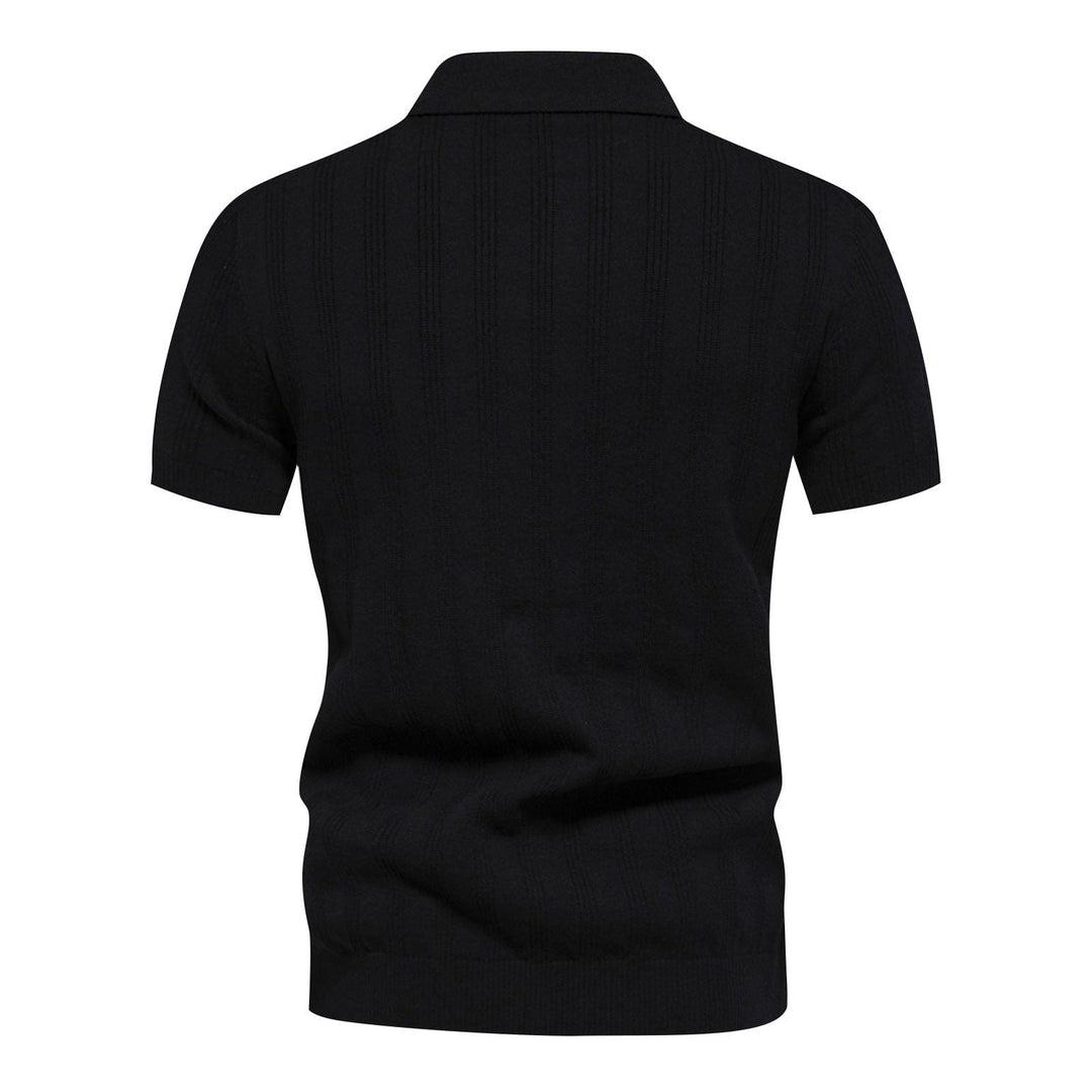 Stijlvol heren poloshirt voor mannen. Een comfortabele keuze voor modieuze dagelijkse en zakelijke casual outfits.