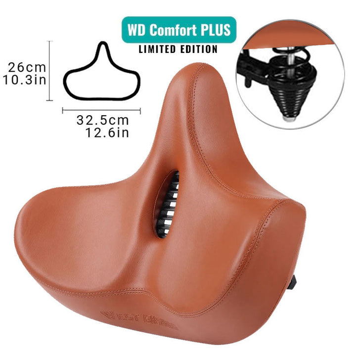Eenvoudig te monteren universeel fietszadel, ergonomisch en ademend voor elke fiets.