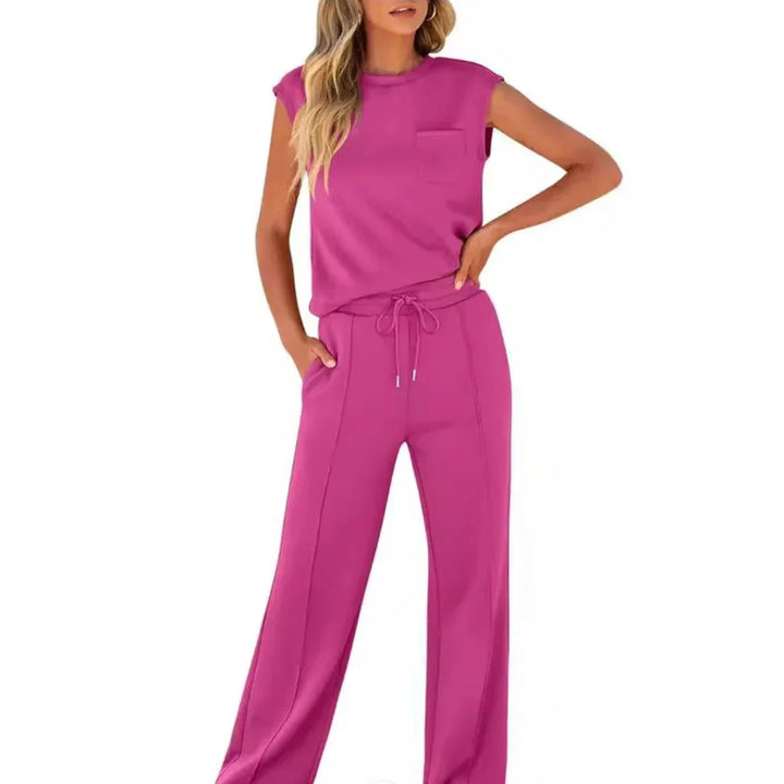 Luxe dames loungewear set met oversized pasvorm voor ultiem comfort. Perfecte zomer set voor ontspanning.