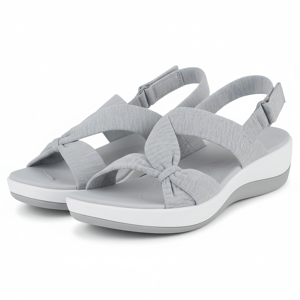 Comfortabele dames sandalen, verstelbaar, orthopedische voetondersteuning, ideaal voor zomerschoenen en loopcomfort.