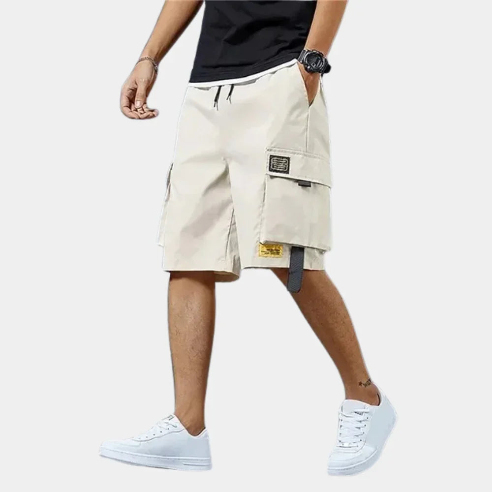 Veelzijdige heren cargo shorts; een praktische en comfortabele korte broek voor casual, outdoor en zomerse dagen.