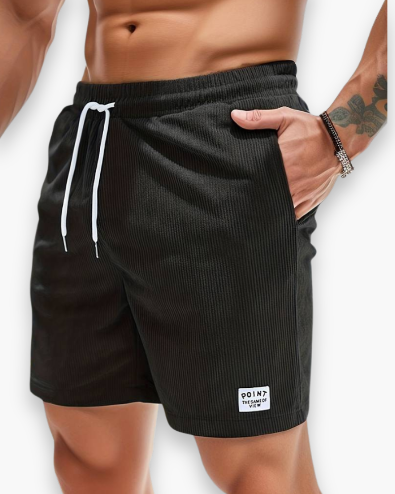 Veelzijdige heren shorts, geschikt als casual zomerkleding of strandshorts. Stijlvol en comfortabel.