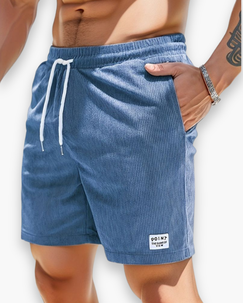 Comfortabele heren strandshorts, ideaal voor casual zomeractiviteiten of ontspanning. Ademende korte broek.