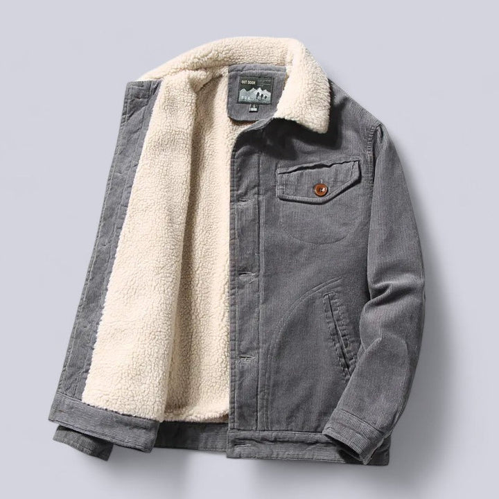Warme en comfortabele heren mid-season jas, winddicht en functioneel. Essentieel voor de herfst.