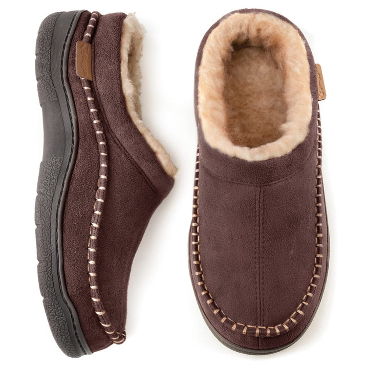 Stijlvolle herenpantoffels in een moderne kleur, ideaal voor ontspanning binnenshuis met een trendy look.